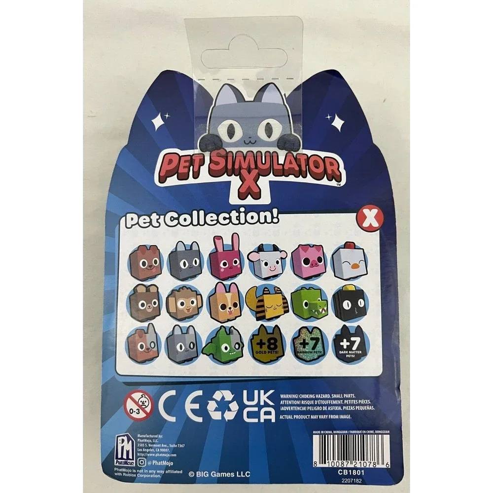Pet Simulator X Series 1 Big Games 2 Pack Mystery Eggs with Rare DLC Code NEW